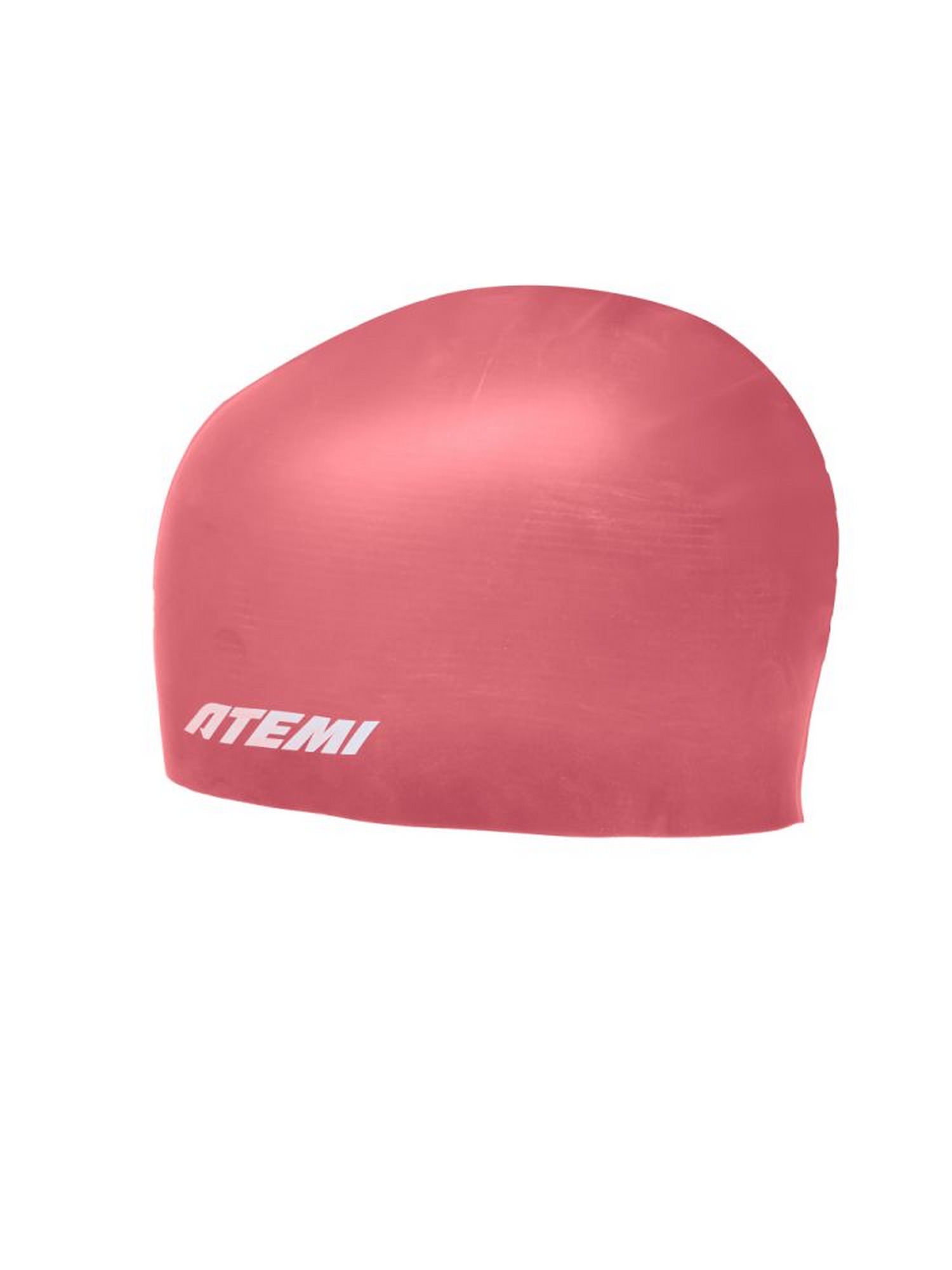 Шапочка для плавания Atemi light silicone cap Bright red  FLSC1R красный 1500_2000