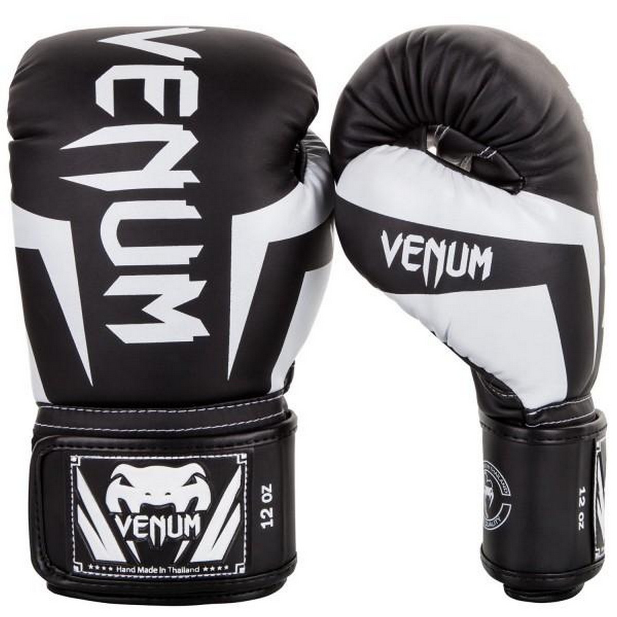 Перчатки Venum Elite 0984-108-12oz черный\белый 1200_1200