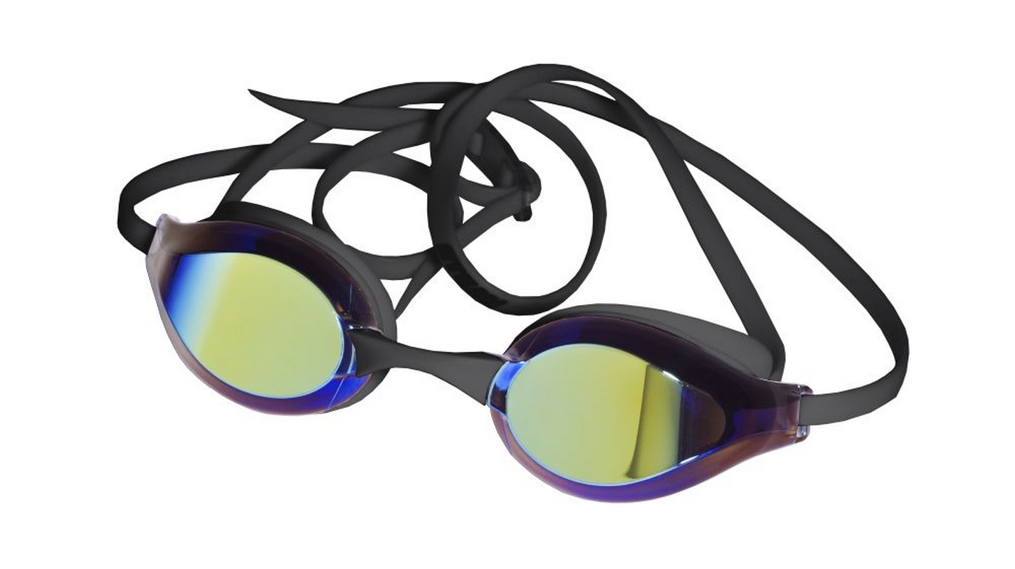 Очки для плавания Atemi Racing Spear, силикон TRS1GY Серый 1426_800
