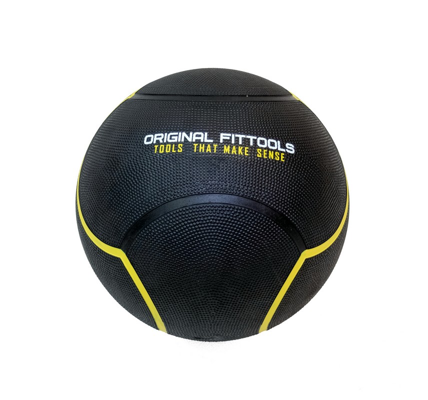 Мяч тренировочный 8 кг Original Fit.Tools FT-UBMB-8 черный 856_800