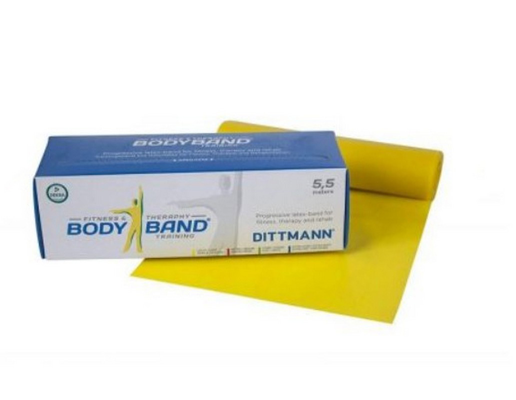 Ленточный амортизатор Dittmann Body-Band DL35531L низкое сопротивление, желтый 1033_800