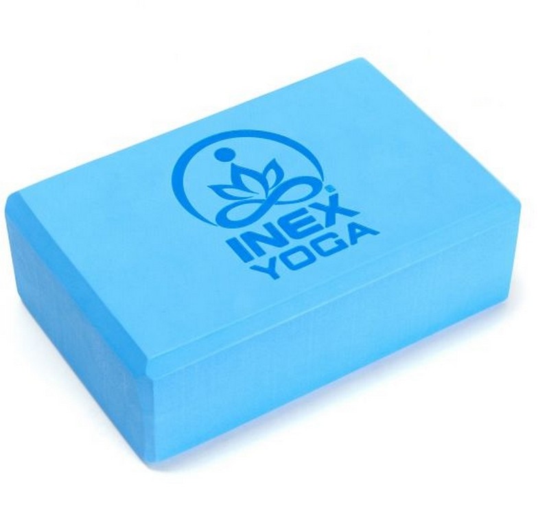 Блок для йоги Inex EVA 3" Yoga Block YGBK3-CB 23x15x7 см, кобальтовый синий 800_758
