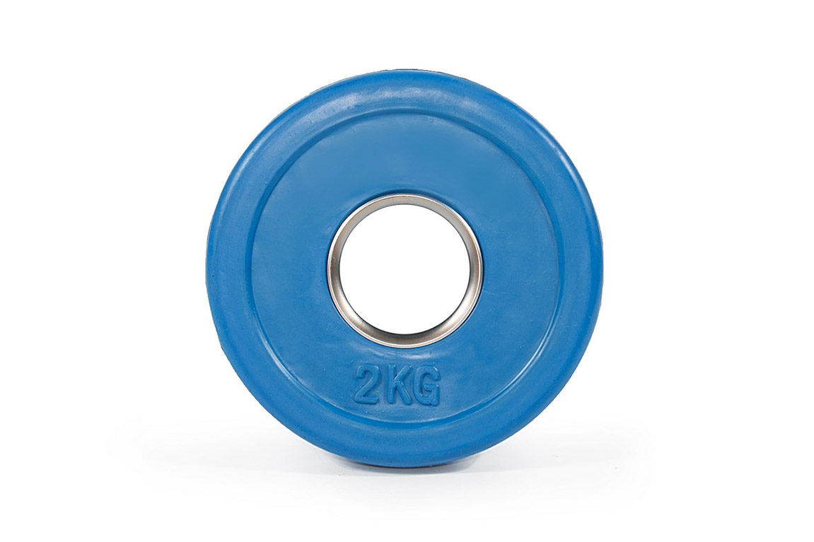 Цветной тренировочный диск Stecter D50 мм 2,0 кг синий 2235 1151_767