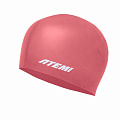 Шапочка для плавания Atemi light silicone cap Bright red  FLSC1R красный 120_120