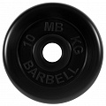 Диск обрезиненный d51мм MB Barbell MB-PltB51-10 10кг черный 120_120