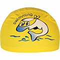 Шапочка для плавания детская Sportex Дельфин (ПУ) E41276 желтый 120_120