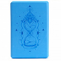 Блок для йоги Inex EVA 3" Yoga Block YGBK3-CB689 23x15x7 см, синий 120_120