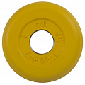 Диск обрезиненный d26мм MB Barbell MB-PltC26-1 1 кг желтый 120_120