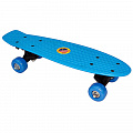 Скейтборд пластиковый 41x12cm Sportex E33084 синий (SK402) 120_120