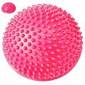 Полусфера массажная круглая надувная Sportex C33513-4 (розовый) (ПВХ) d-16 см 120_120