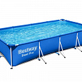 Каркасный бассейн прямоугольный 400х211х81см Bestway Steel Pro 56405 120_120