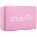 Блок для йоги Star Fit EVA YB-200 розовый пастель 120_120