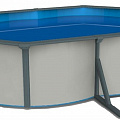 Морозоустойчивый бассейн Poolmagic White овальный 910x460x130 см Premium 120_120